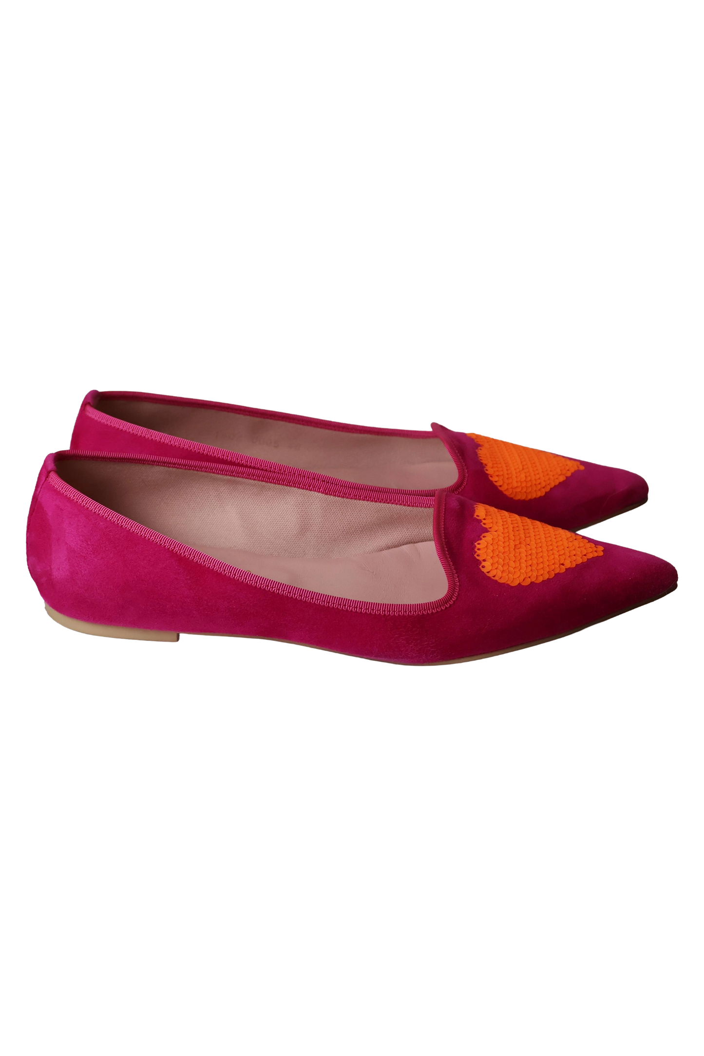 Pretty Ballerinas Pink Pointed Ballet Flats