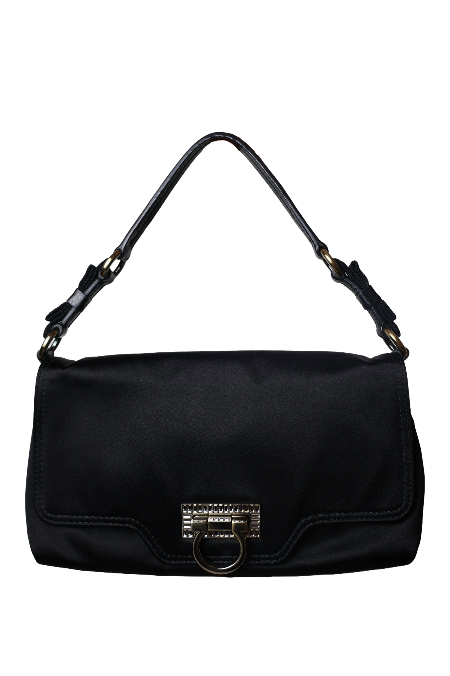 Salvatore Ferragamo Satin Shoulder Bag