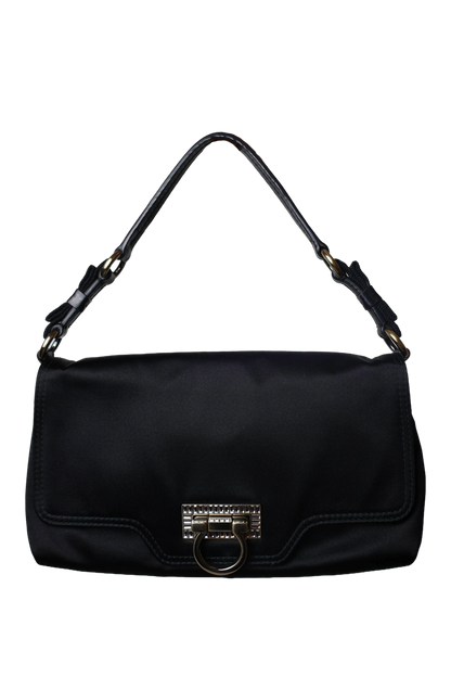 Salvatore Ferragamo Satin Shoulder Bag