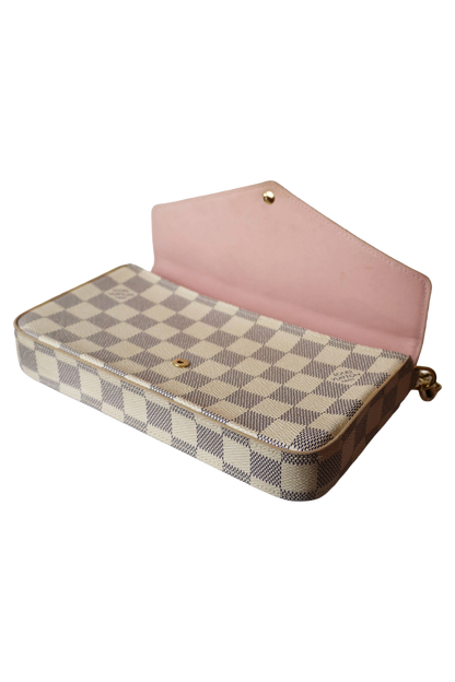 Louis Vuitton Pochette Félicie Damier Azur Canvas