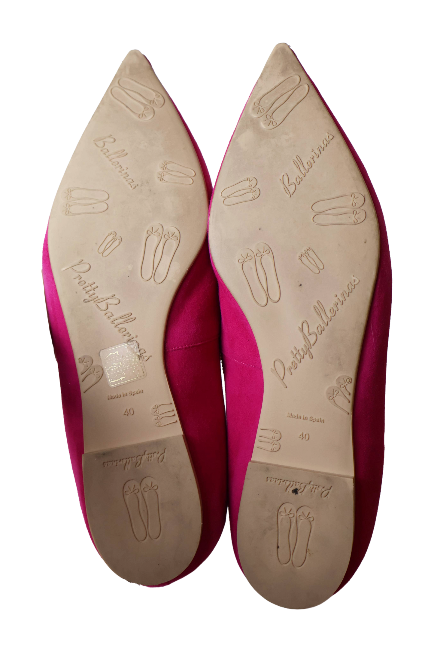 Pretty Ballerinas Pink Pointed Ballet Flats
