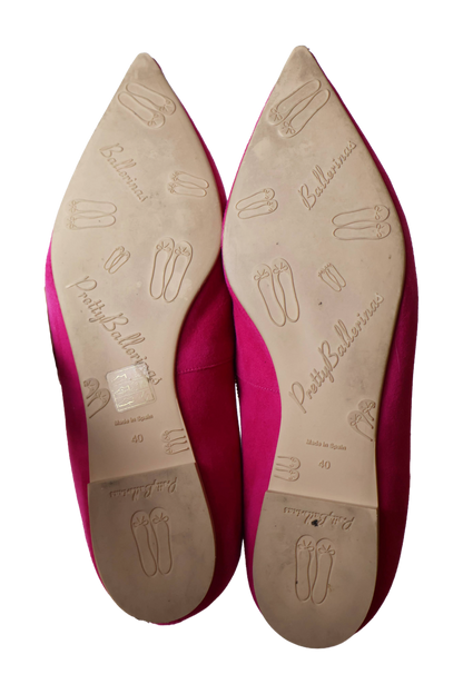 Pretty Ballerinas Pink Pointed Ballet Flats