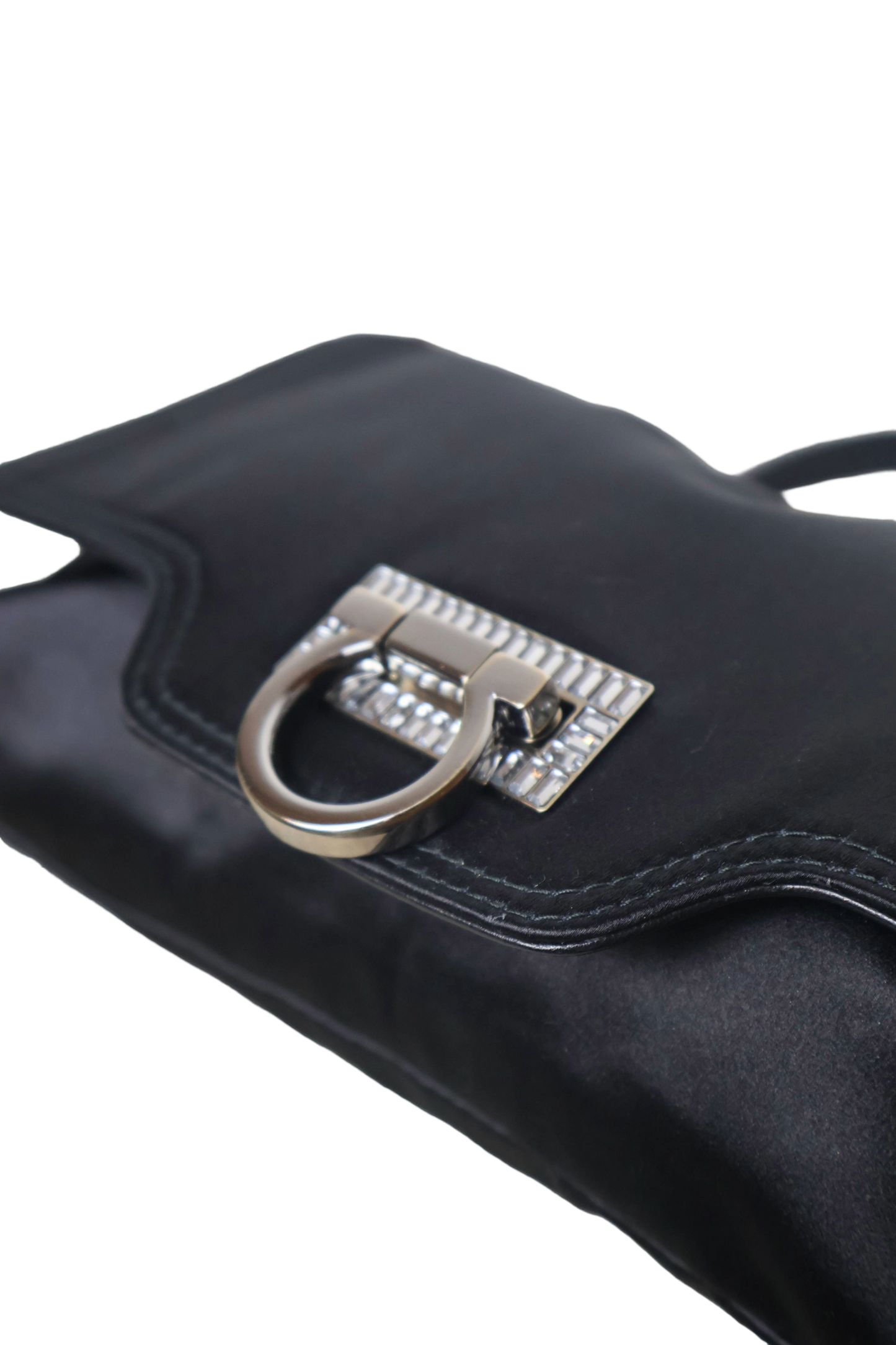 Salvatore Ferragamo Satin Shoulder Bag