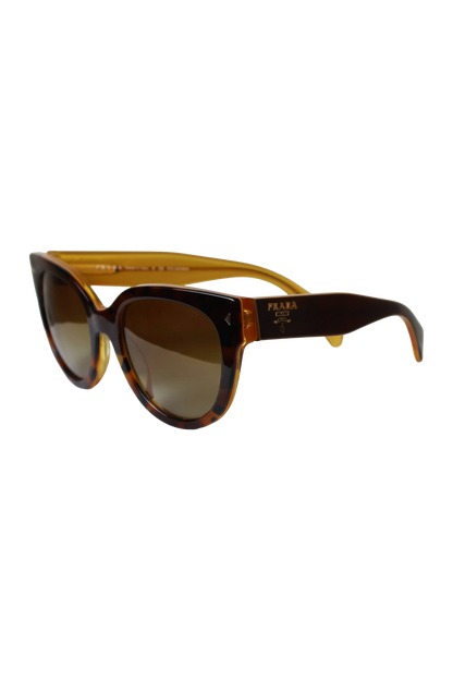 Prada SPR 17O Sunglasses – Havana Brown Gradient