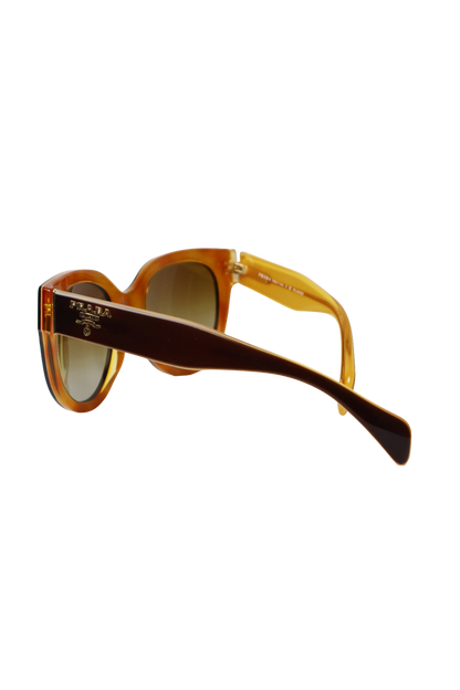 Prada SPR 17O Sunglasses – Havana Brown Gradient