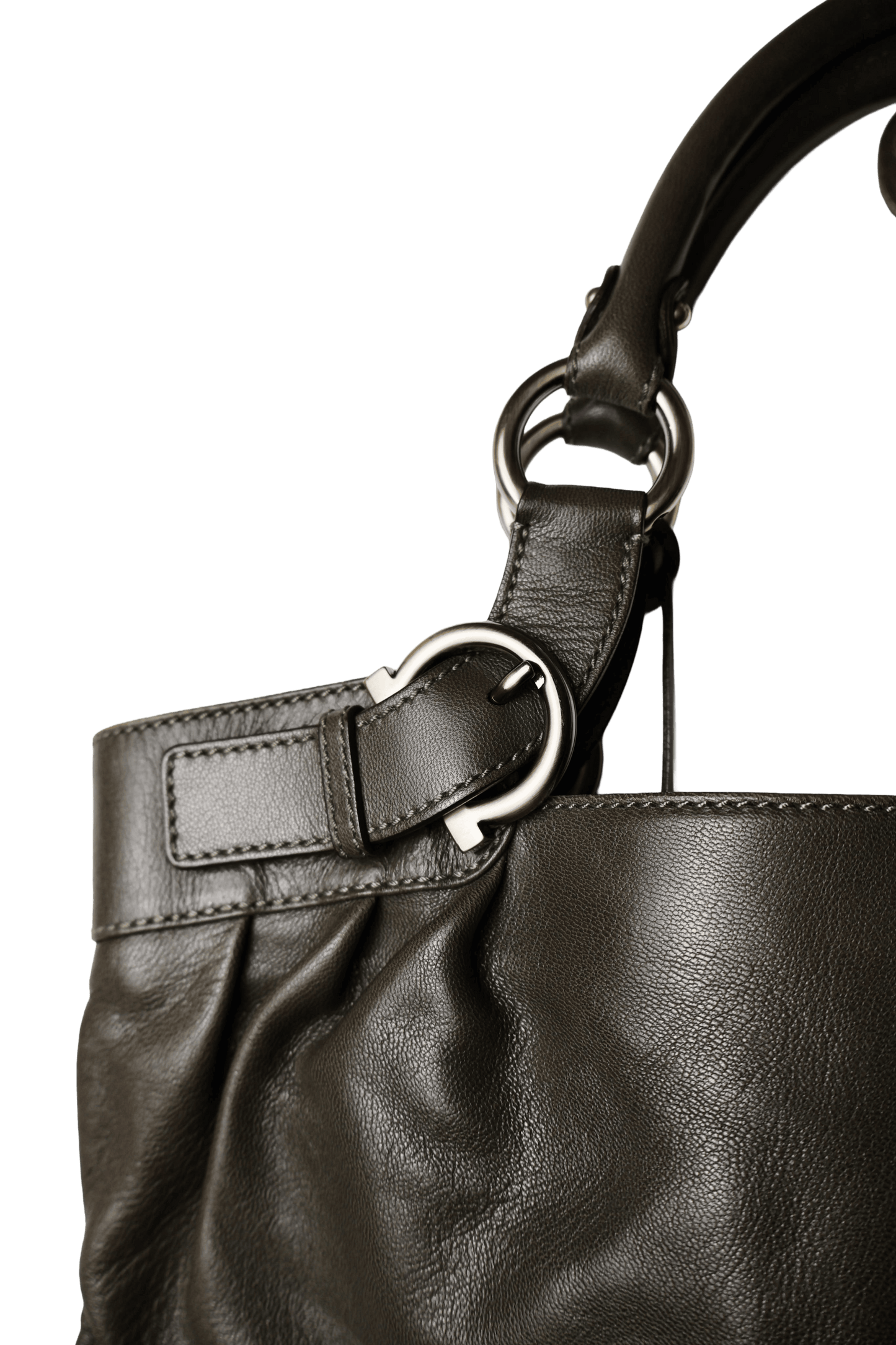 Salvatore Ferragamo Green Shoulder Bag