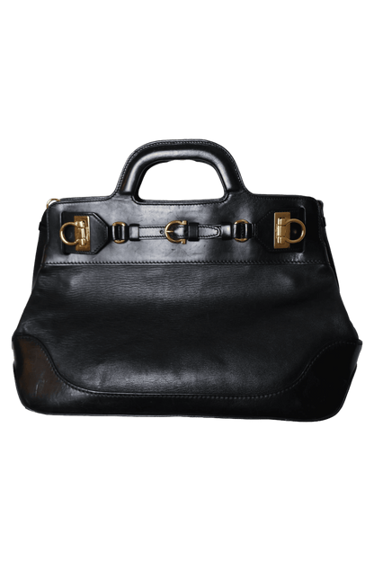 Salvatore Ferragamo Black Tote Bag