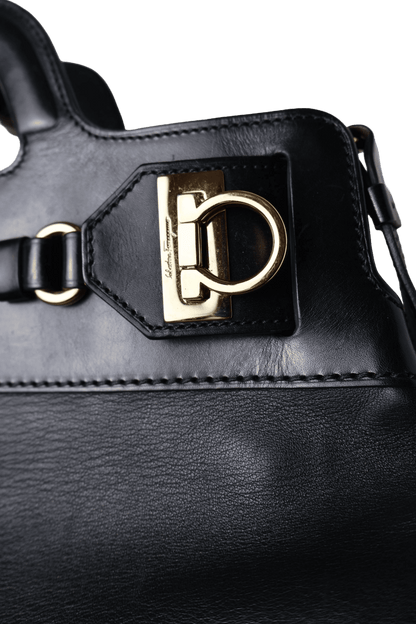 Salvatore Ferragamo Black Tote Bag