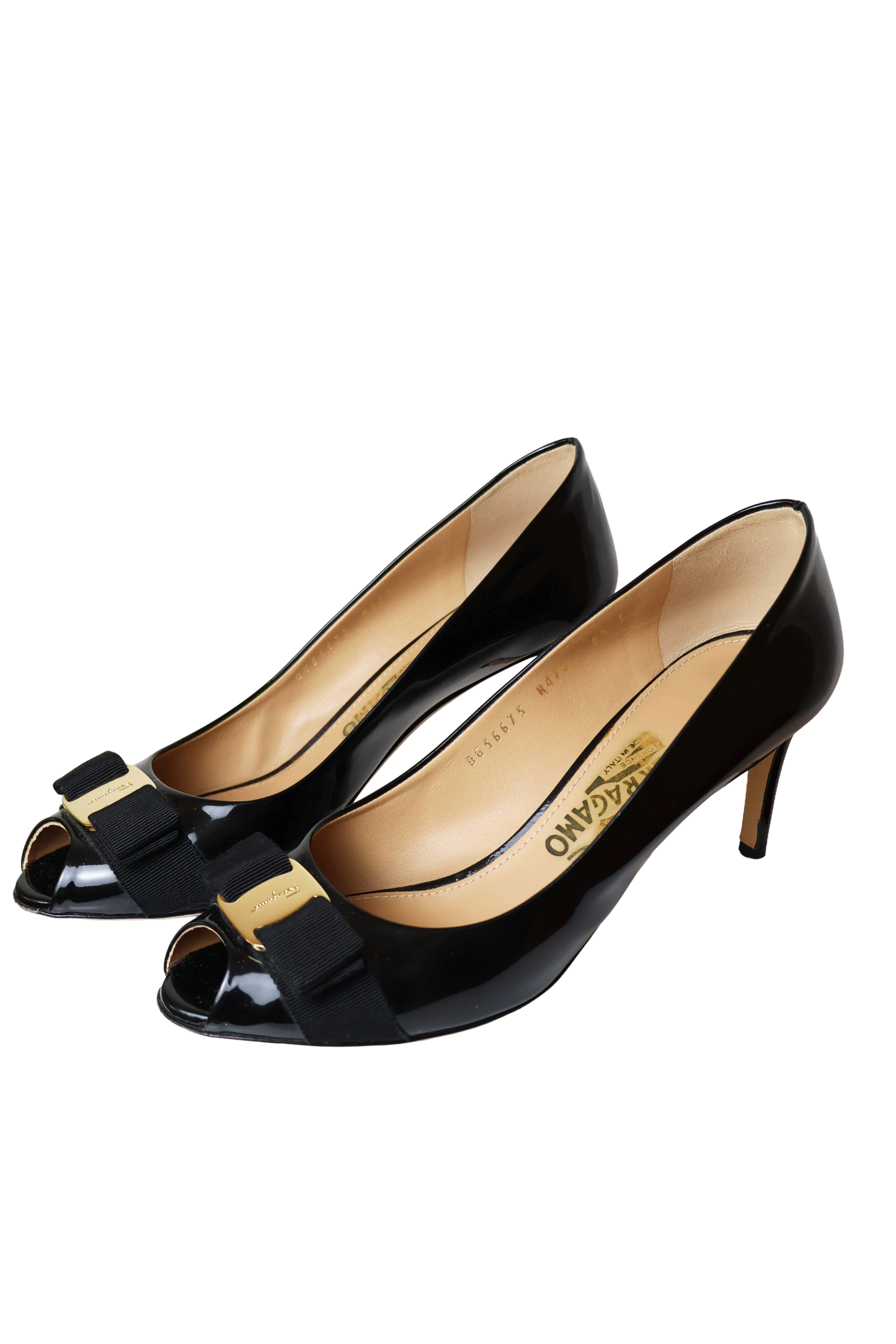 Salvatore Ferragamo Vara Bow Peep Toe