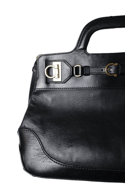 Salvatore Ferragamo Black Tote Bag
