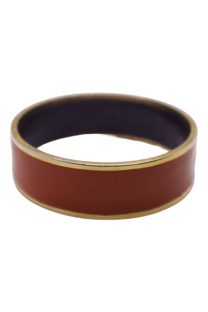 Carolina Herrera Orange Bangle Bracelet