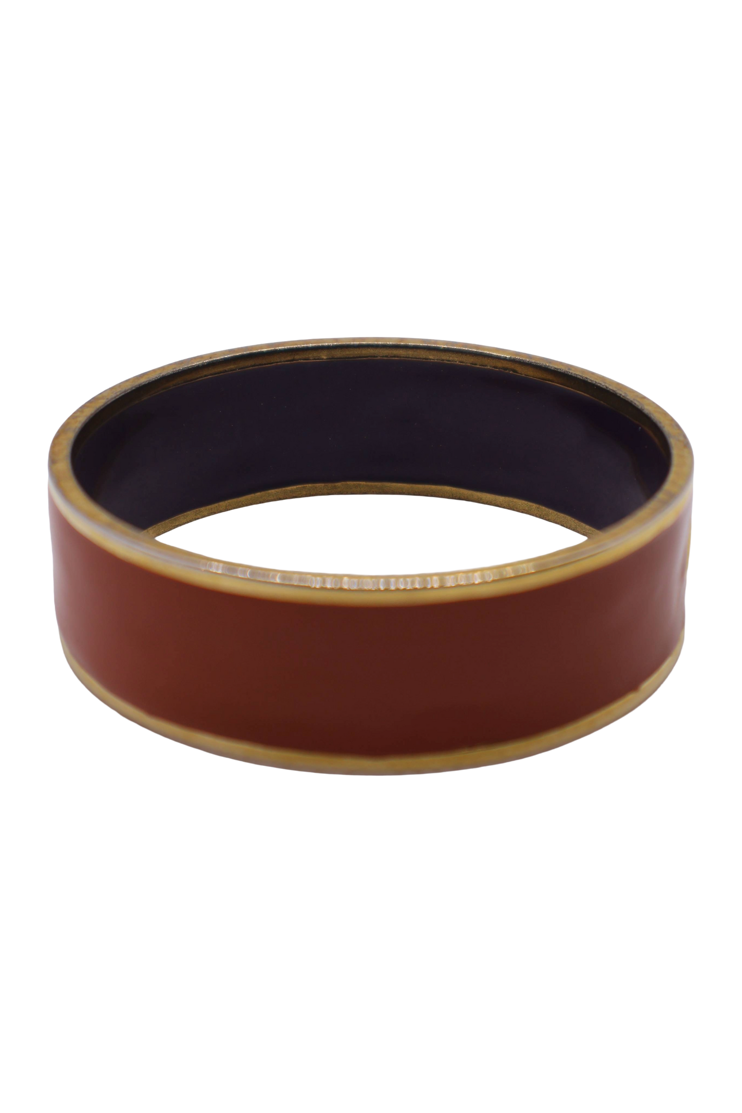 Carolina Herrera Orange Bangle Bracelet