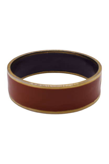 Carolina Herrera Orange Bangle Bracelet