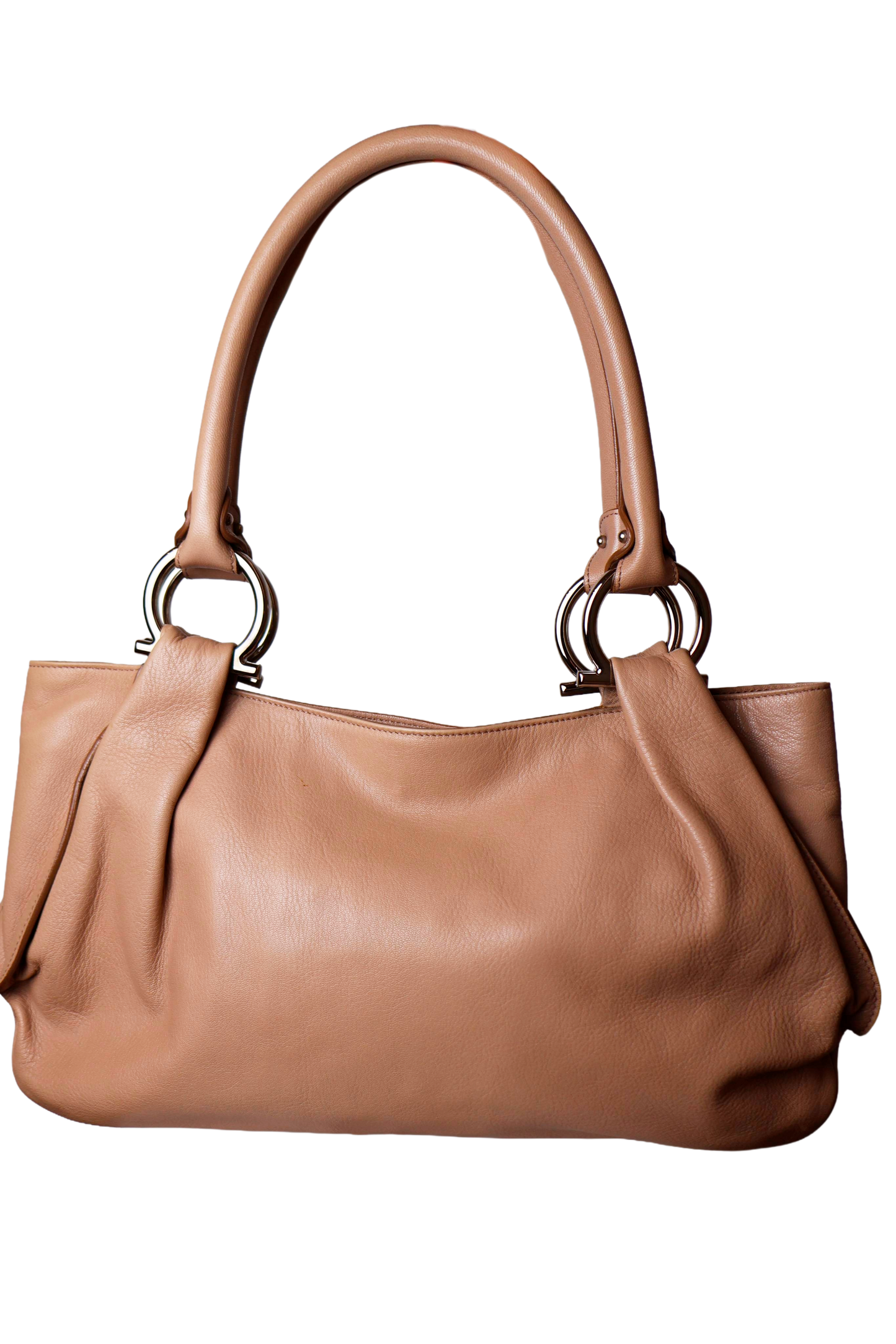 Salvatore Ferragamo Camel Shoulder Bag