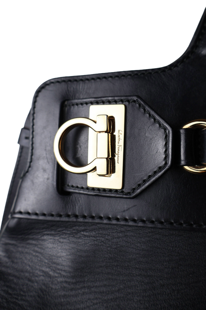 Salvatore Ferragamo Black Tote Bag