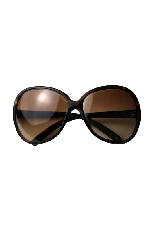 Prada Tortoise Frame Oversized Sunglasses