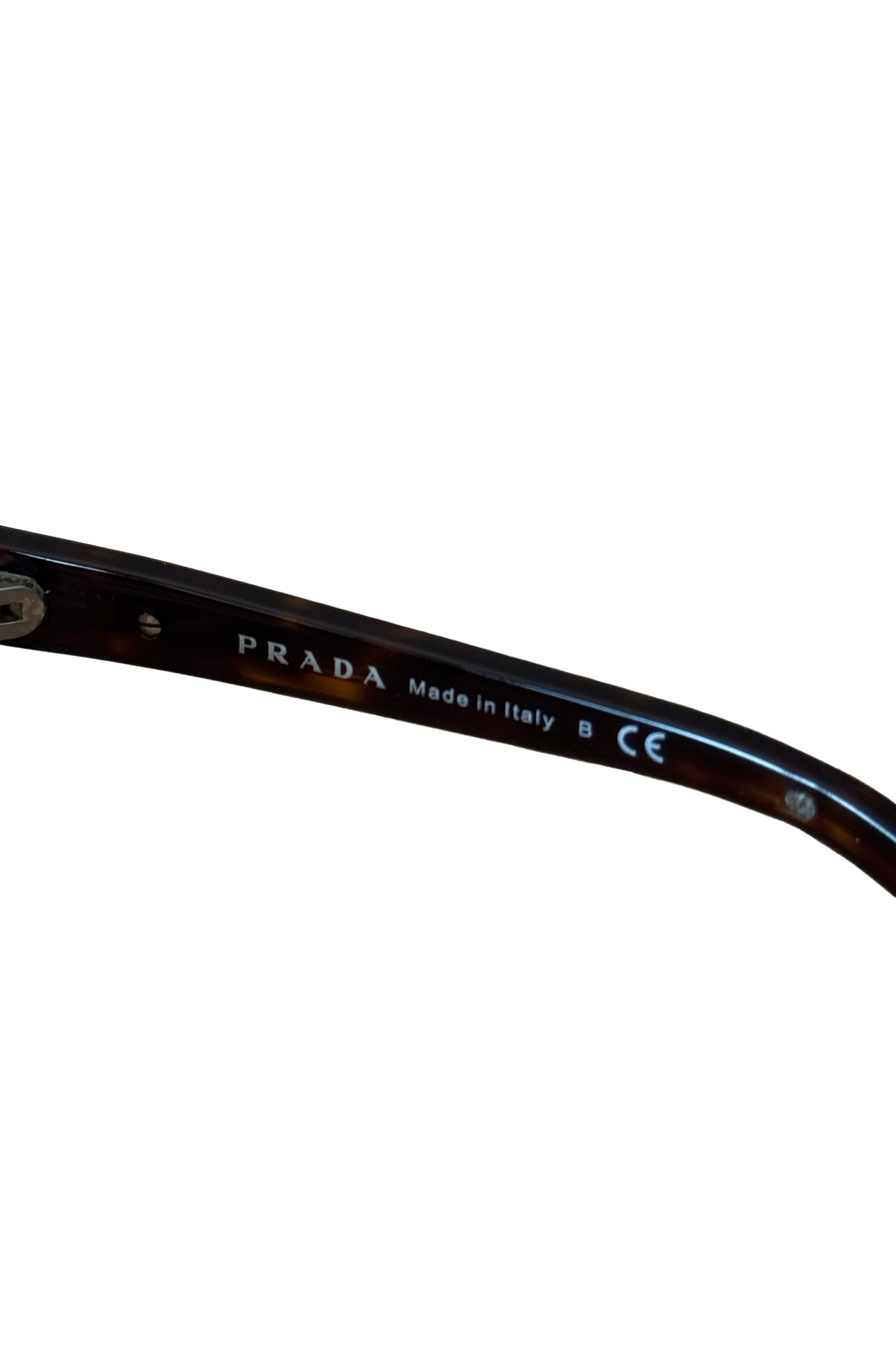 Prada Tortoise Frame Oversized Sunglasses