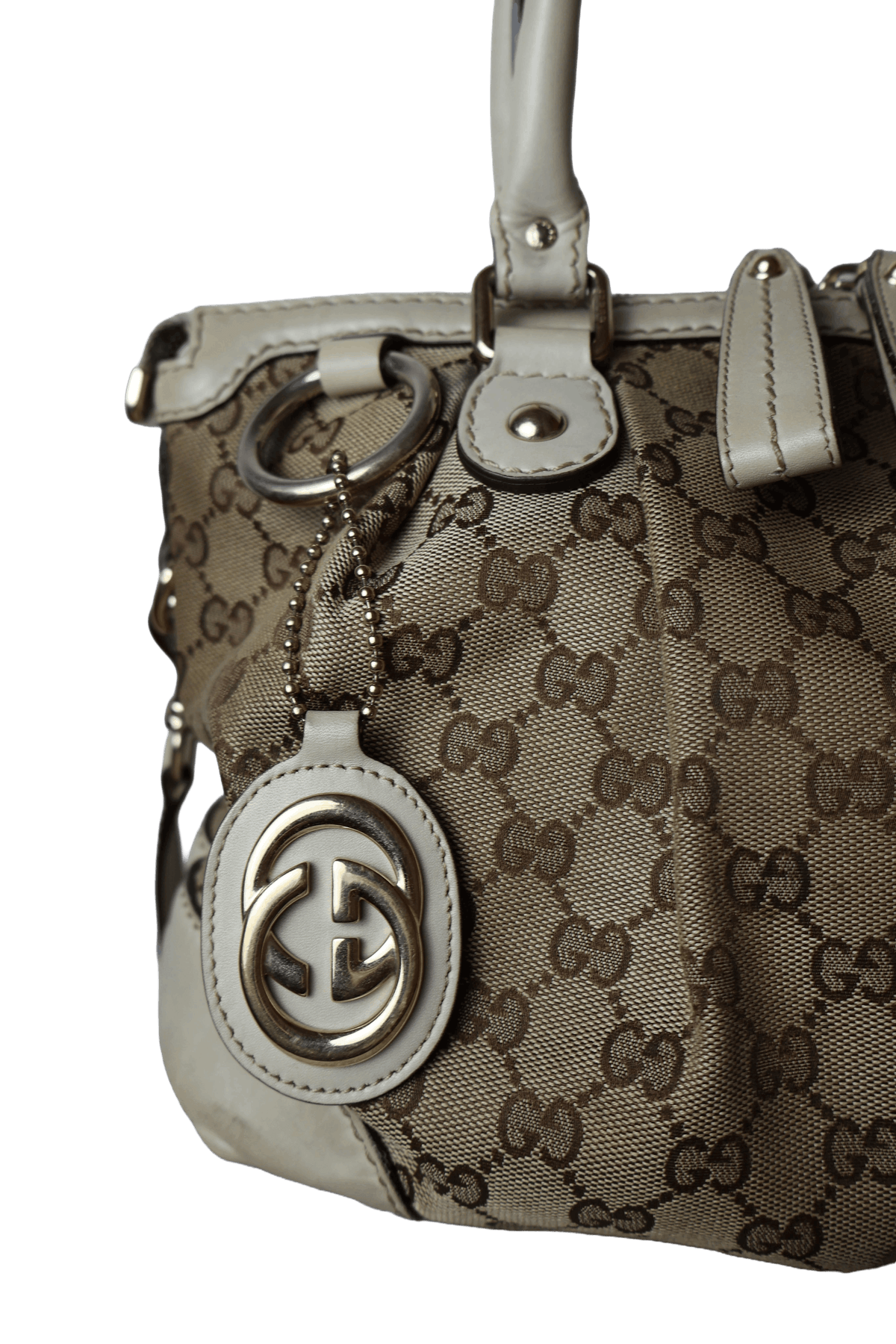 Gucci GG Canvas Sukey Satchel