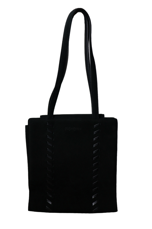 Saint Laurent Suede Stitch Tote
