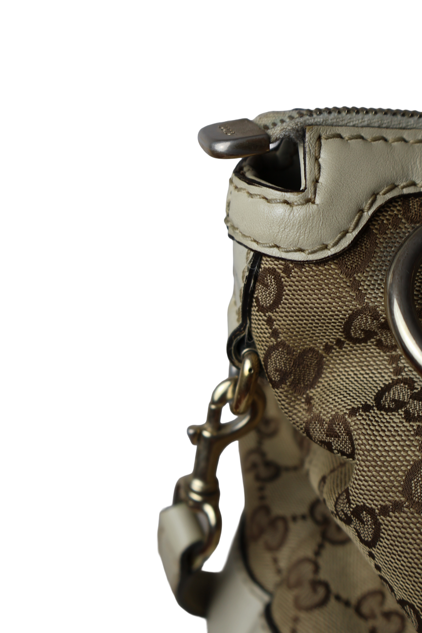Gucci Diamante Canvas Sukey Satchel