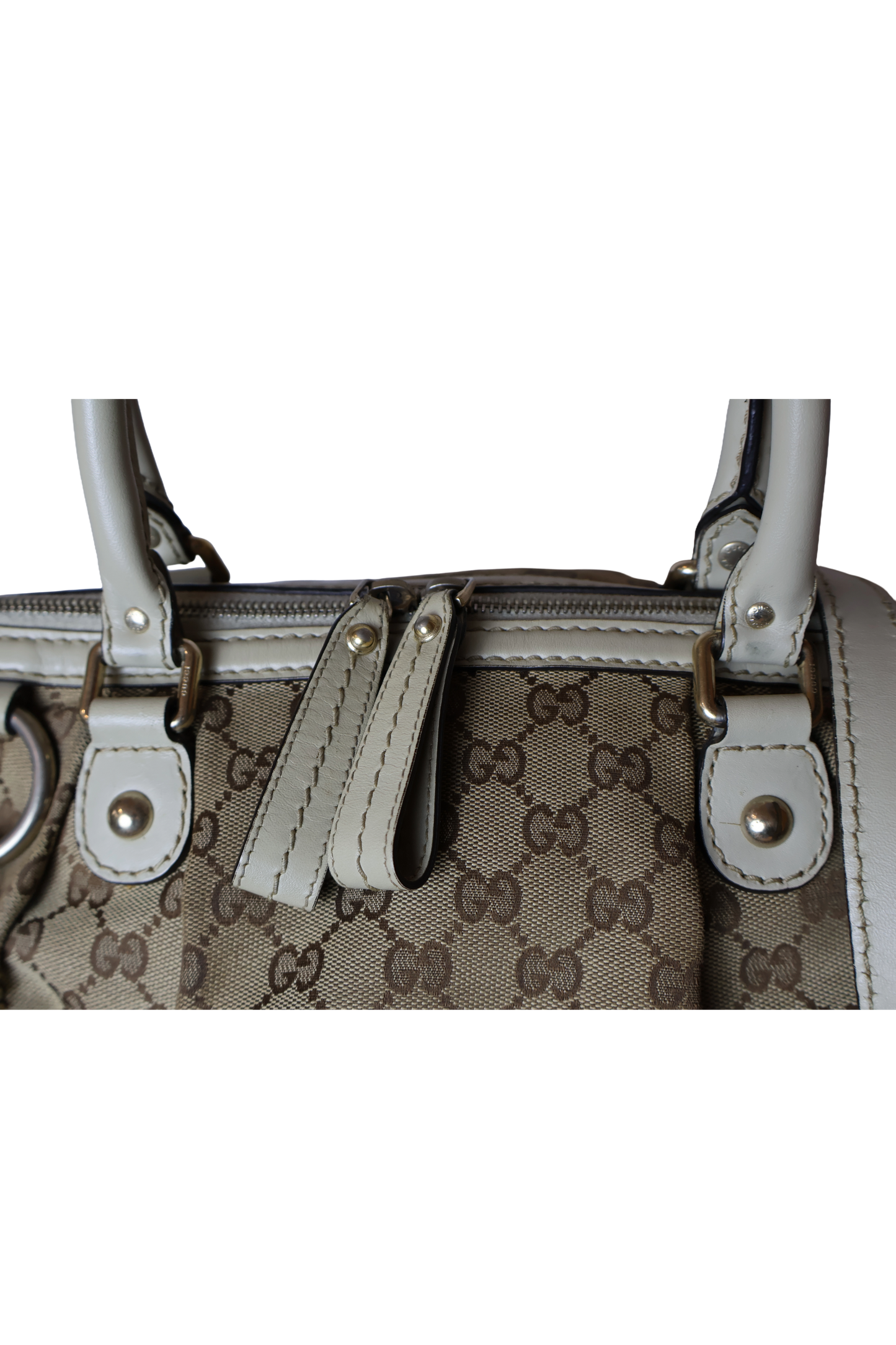 Gucci Diamante Canvas Sukey Satchel