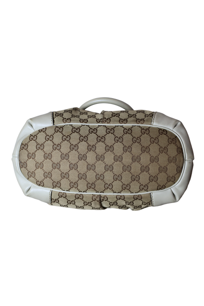 Gucci Diamante Canvas Sukey Satchel