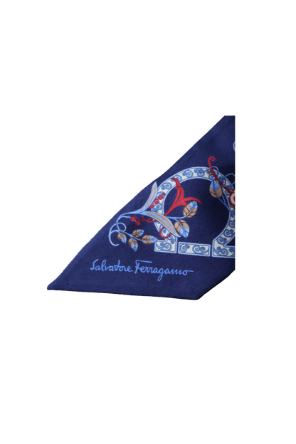 Salvatore Ferragamo Silk Bandeau Scarf