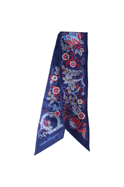 Salvatore Ferragamo Silk Bandeau Scarf