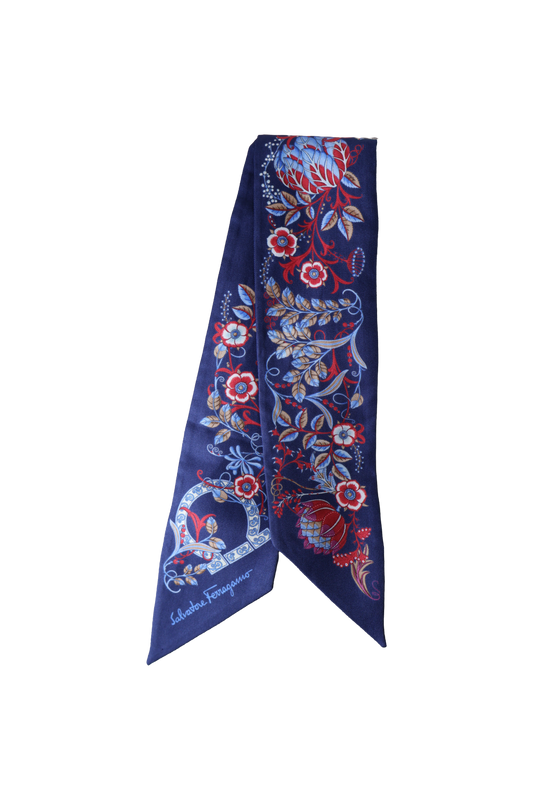 Salvatore Ferragamo Silk Bandeau Scarf