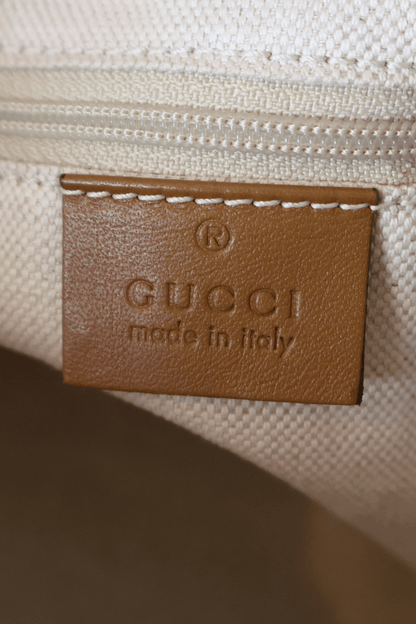 Mala Gucci Sukey em lona Diamante
