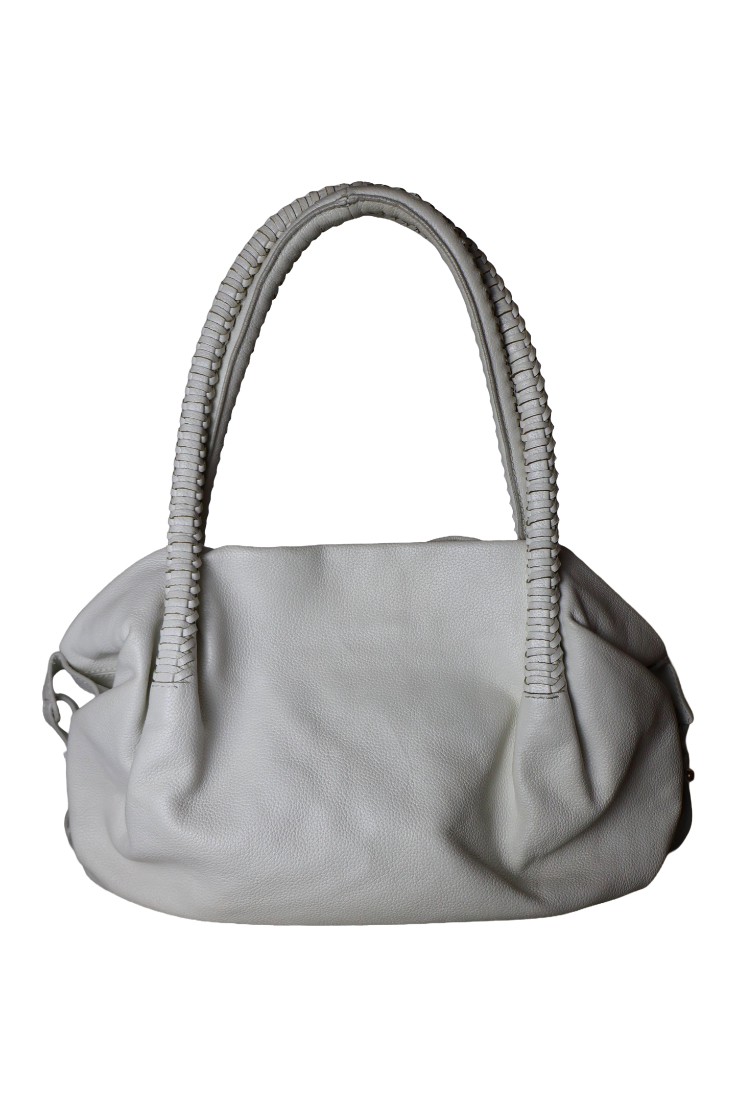 Salvatore Ferragamo White Shoulder Bag