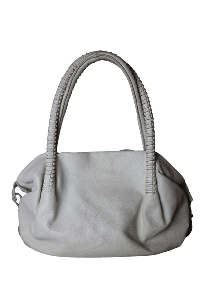 Salvatore Ferragamo White Shoulder Bag