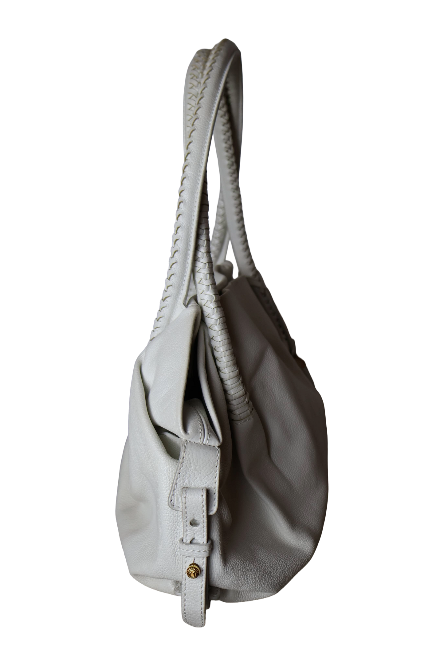 Salvatore Ferragamo White Shoulder Bag