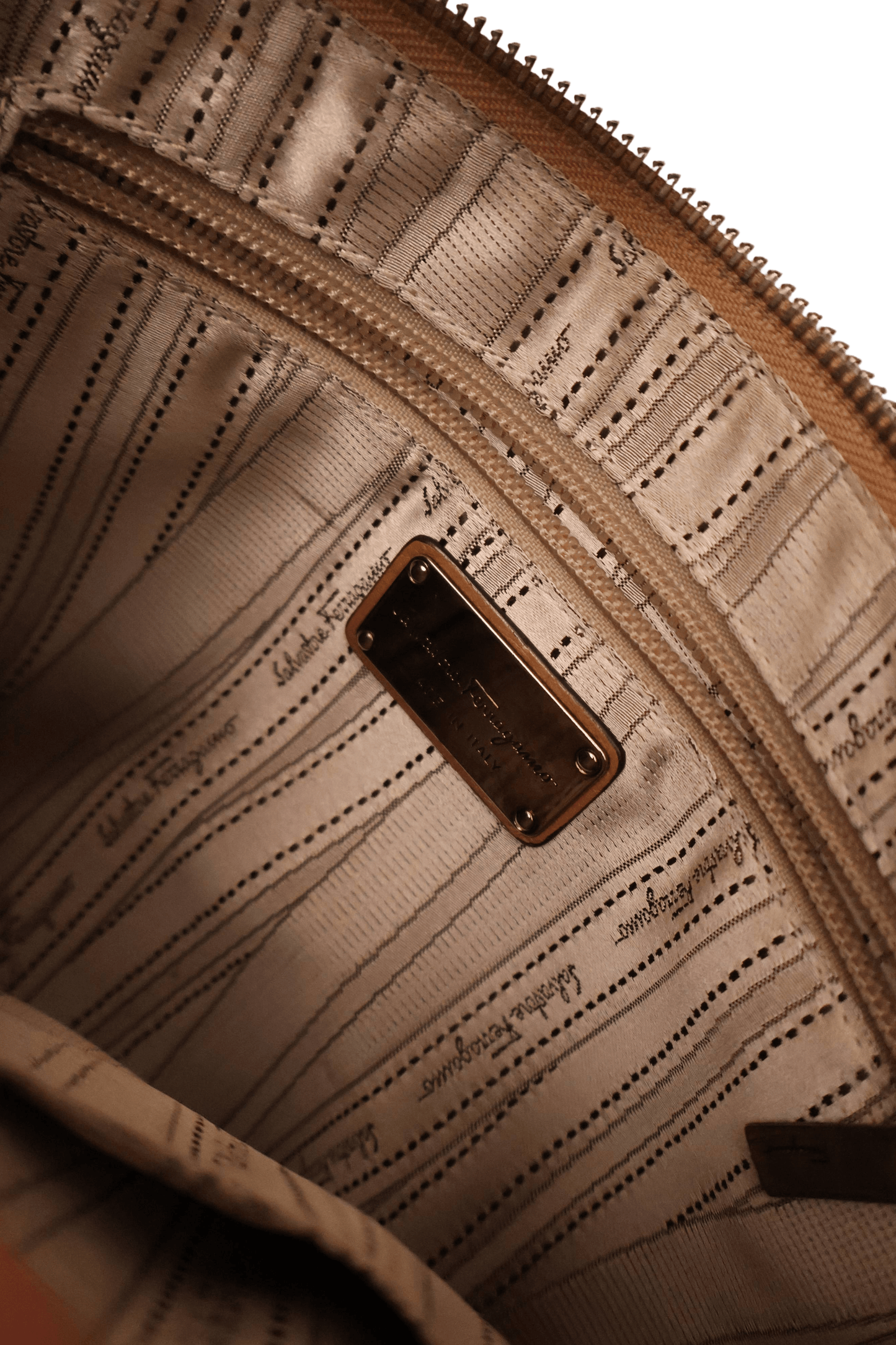 Salvatore Ferragamo Gancini Leather Shoulder Bag