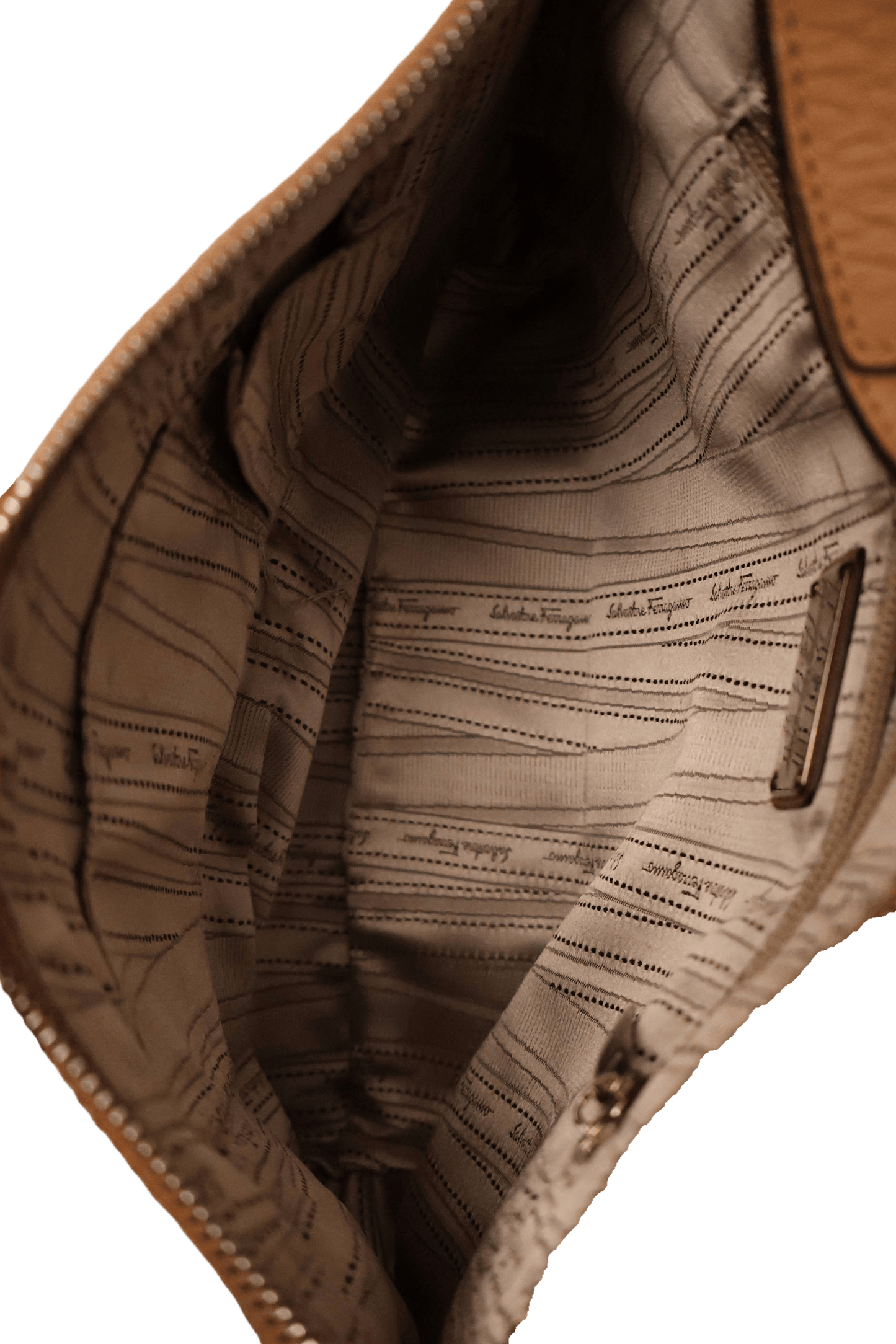 Salvatore Ferragamo Gancini Leather Shoulder Bag