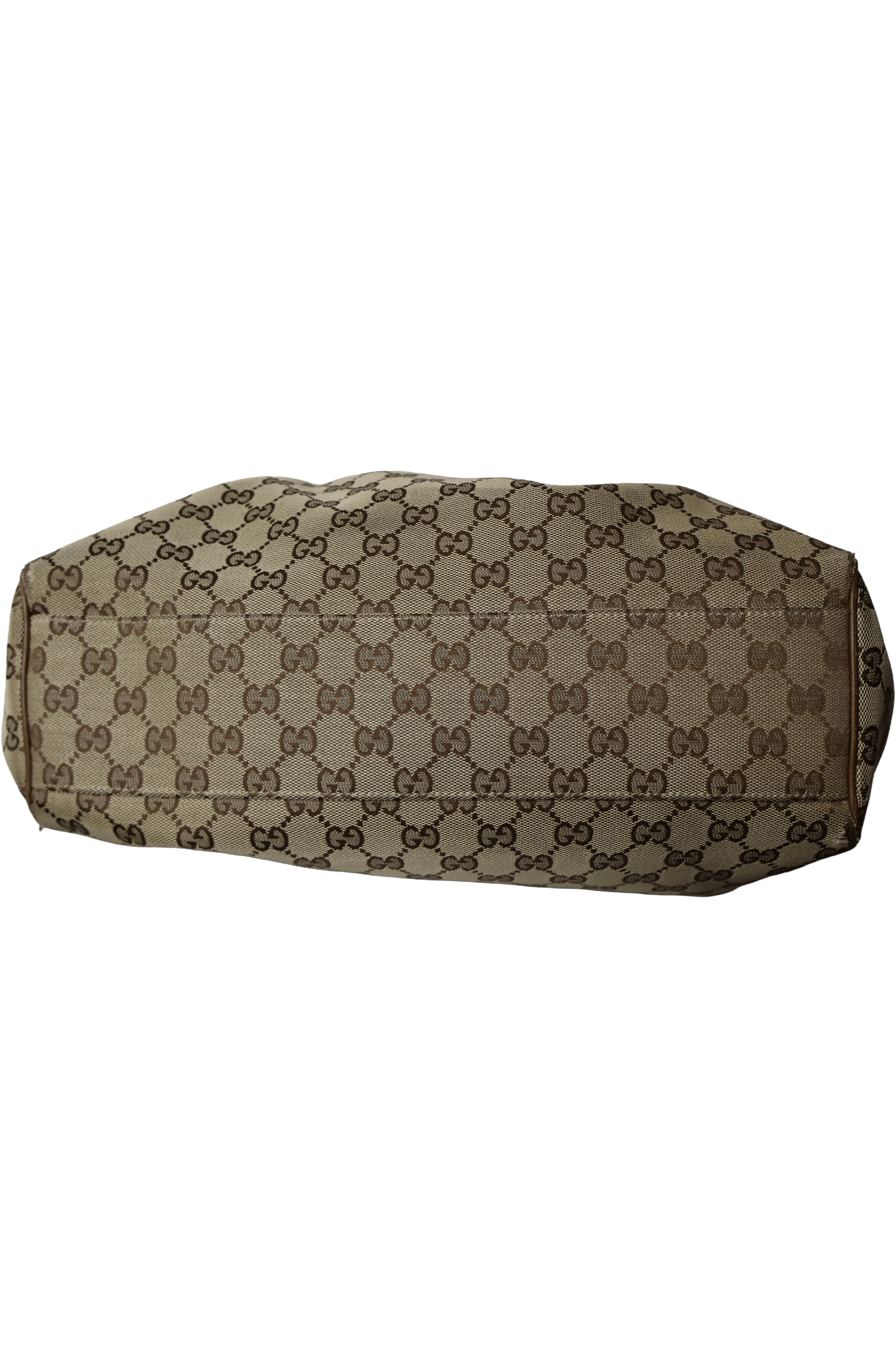 Gucci GG Canvas Sukey Brown Tote Bag