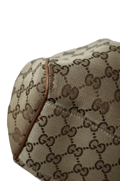 Gucci GG Canvas Sukey Brown Tote Bag