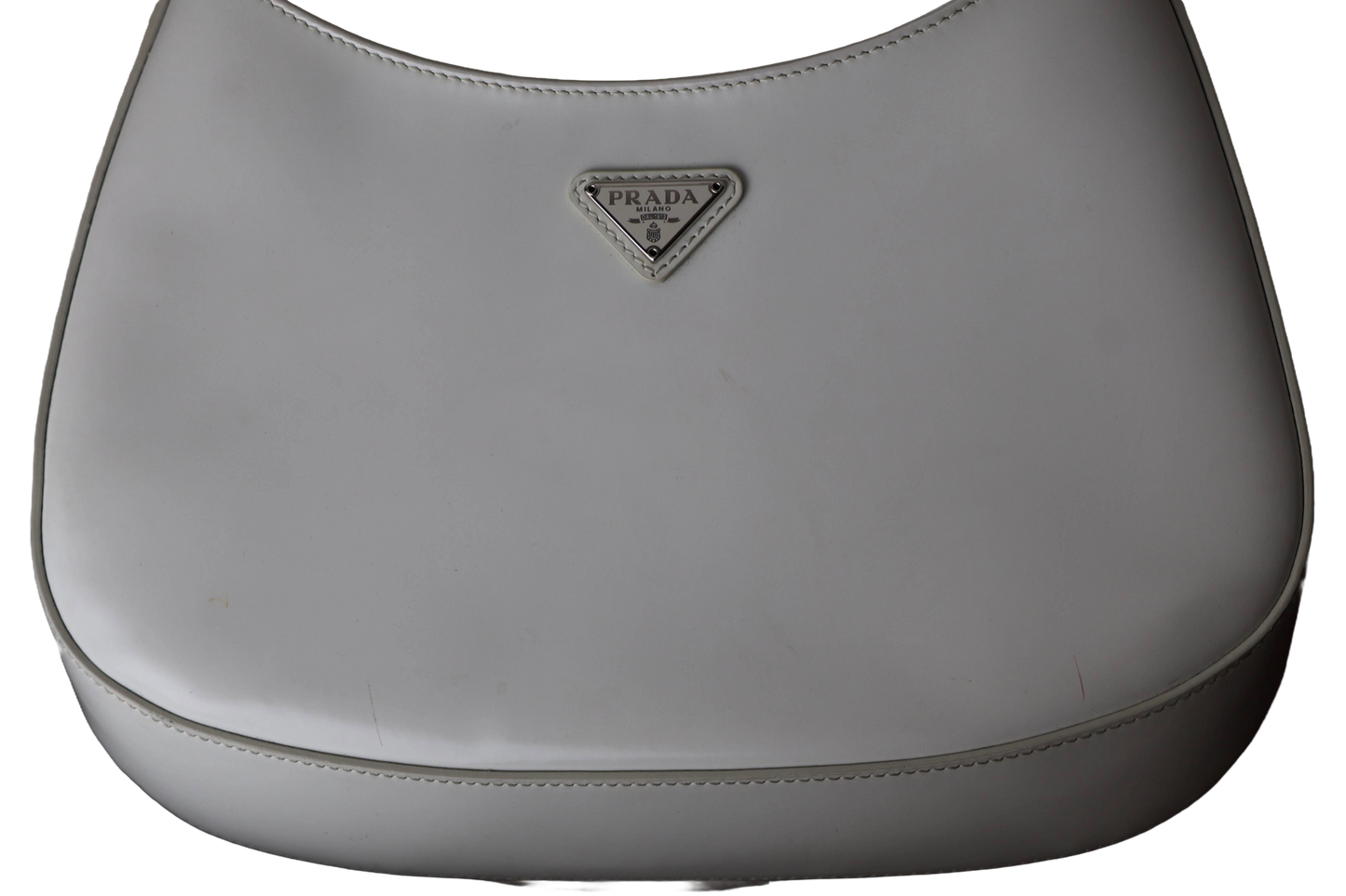 Prada Cleo Brushed Leather Shoulder Bag