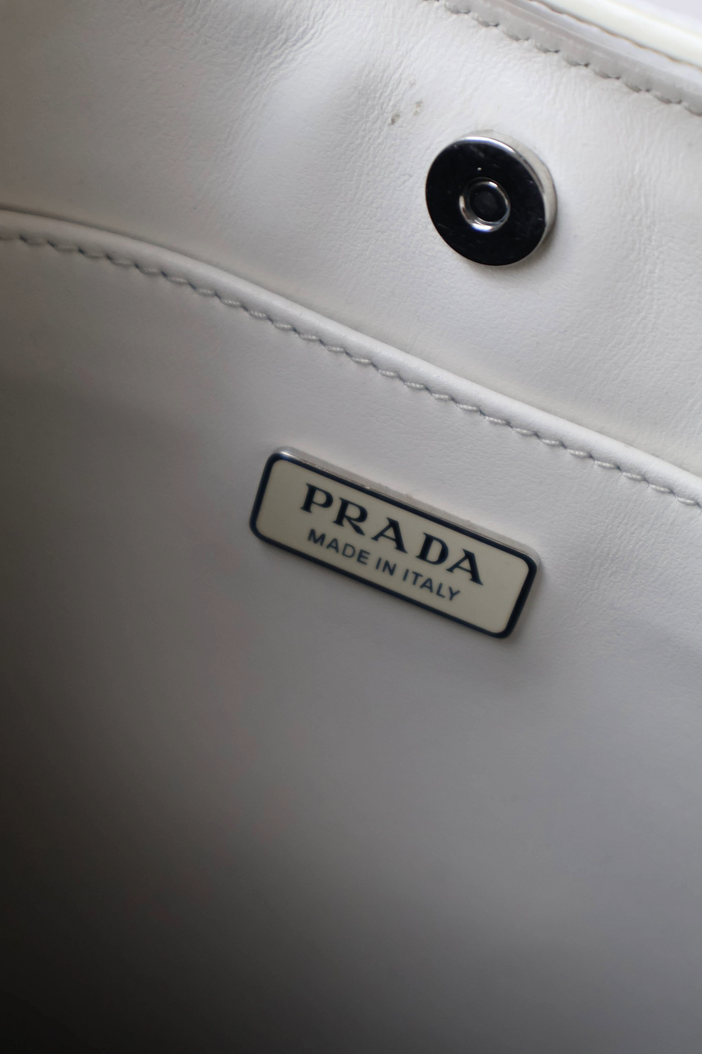 Prada Cleo Brushed Leather Shoulder Bag