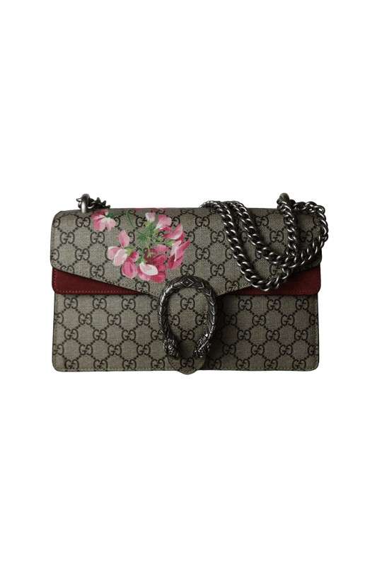 Gucci GG Supreme Blooms Dionysus Shoulder Bag