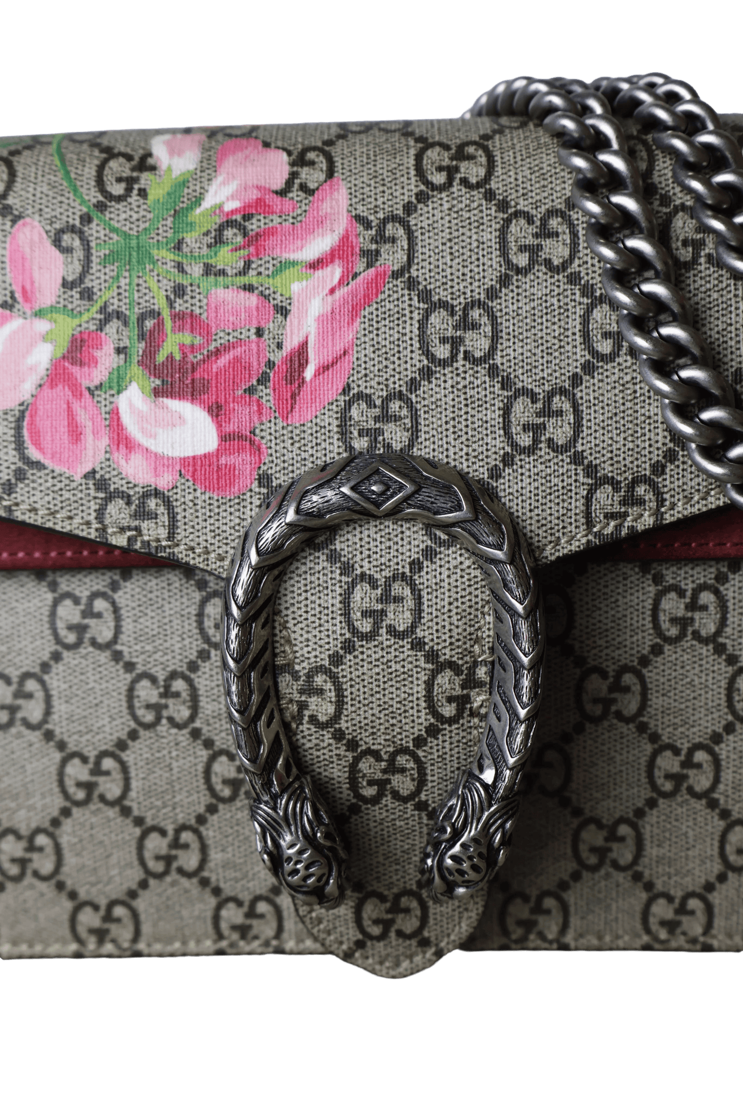 Gucci GG Supreme Blooms Dionysus Shoulder Bag