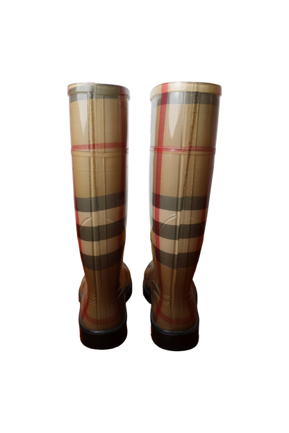 Burberry Transparent Check Rain Boots