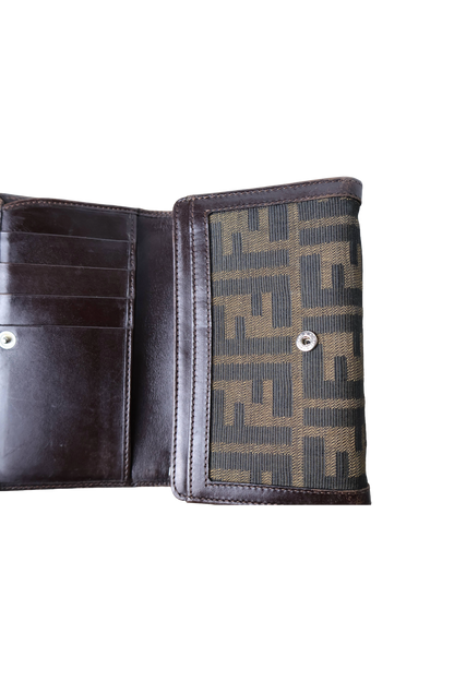 Fendi Zucca Canvas Wallet