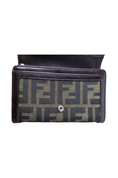 Fendi Zucca Canvas Wallet