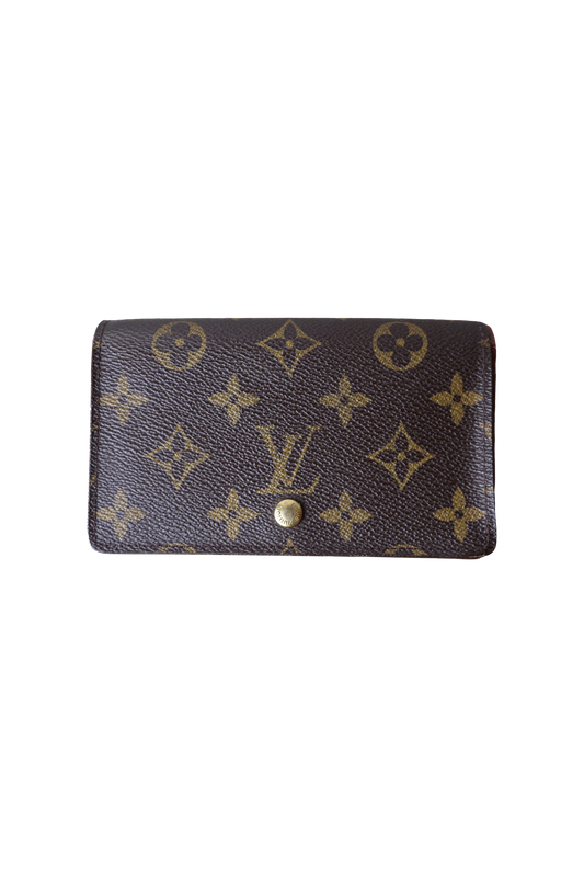 Louis Vuitton Monogram Porte Monnaie Tresor Wallet