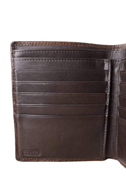 Coach Signature Canvas Wallet