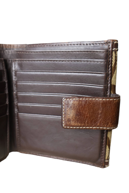 Coach Signature Canvas Wallet