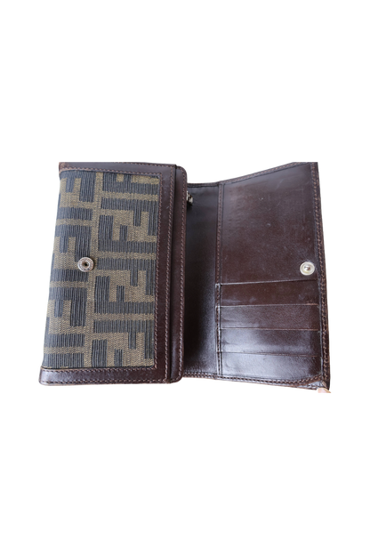 Fendi Zucca Canvas Wallet