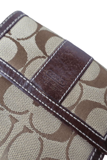 Coach Signature Canvas Wallet