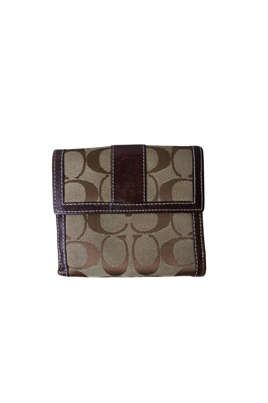 Coach Signature Canvas Wallet